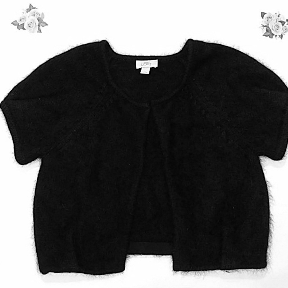 Ann Taylor Loft Rabbit Hair Cardigan